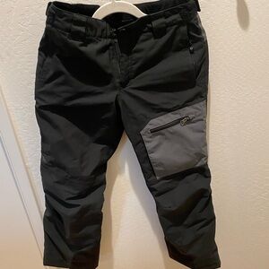 Marmot Black Pants with Adjustable Hem